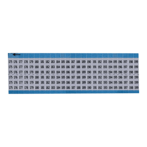 Marqueurs de câbles en aluminium Brady Scored 10m avec numéros consécutifs pour l'identification des câbles - Product Image 3