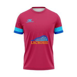 Camiseta de Lacrosse de Secado Rápido para Equipo Escolar, Personalizada OEM/ODM, 100% Fibra de Poliéster, Proveedor Mayorista - Product Image 1