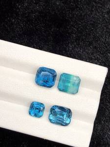 Natural Rajasthan Bi Color Topaz Silver Wedding Bands Loose Gemstones for Jewelry Making Wholesale IGI Certified Supplier - Product Image 2