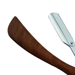 Navaja de Afeitar Plegable de Acero Inoxidable con Hoja Recta, Cuchilla de Afeitar para Barba, Navaja de Seguridad - Product Image 2