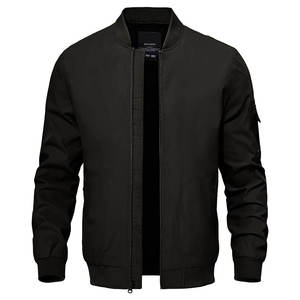 Chaqueta Bomber para Hombre, con Cierre de Cremallera y Ribete, Diseño Personalizado, Fabricación Directa de Fábrica, Envío Mundial, MOQ Bajo, Ropa de Temporada - Product Image 4