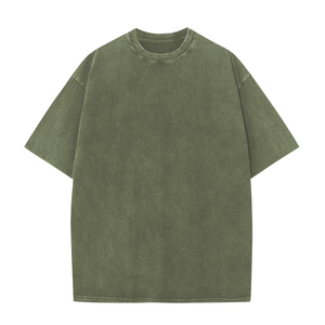Camiseta Oversize para Hombre con Lavado Ácido, Ajuste Holgado, Algodón, Fabricante y Proveedor de Marca Privada - Product Image 3