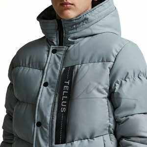 Hot Selling Premium Quality Eco-Friendly High Street Hooded <b>Waterproof</b> Reversible Puffer Jacket <b>Warm</b> Winter Comfortable Men - Product Image 6