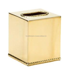 Présentoir de table organisateur de serviettes boîte de rangement tôle artisanale distributeur de mouchoirs en métal boîte à serviettes décorative en vente de gros - Product Image 1