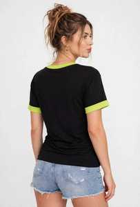 เสื้อยืดผู้หญิงฤดูร้อน สีกรมท่า ผ้าฝ้ายนุ่ม สวมใส่สบาย คอกลม แขนสั้น ระบายอากาศได้ดี คุณภาพสูง รับสกรีนลายตามสั่ง - Product Image 6
