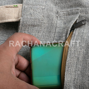 Bolsa de Cáñamo al por Mayor en Nepal, Disponible a un Precio Razonable, Ecológica, para Viajes, Yoga, Compras, Estilo Boho, Bolsa de Cáñamo Puro - Product Image 2