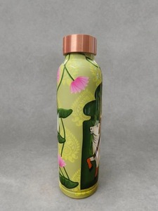 Printed Copper Handmade Pure Copper Drinking Flask Water Bottle <b>Large</b> Capacity Push-Pull Lid Tea Infuser <b>Gift</b> <b>Box</b> Unisex Classic - Product Image 1