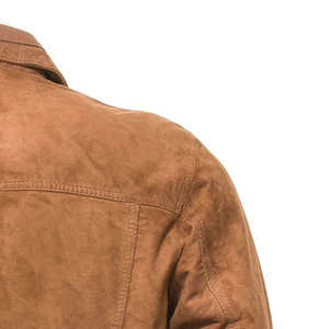 แจ็คเก็ตหนังวัวแท้สำหรับผู้ชาย สไตล์ไฮสตรีท สวมใส่สบาย ปิดด้วยซิป กันน้ำ กันลม ระบายอากาศได้ดี |   เสื้อคอเต่าสำหรับฤดูหนาว - Product Image 4