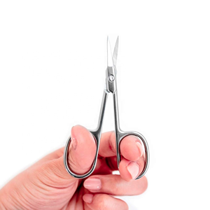 Ciseaux à cuticules professionnels en acier inoxydable, droits et affûtés, outil de manucure pour salon de beauté - Product Image 1