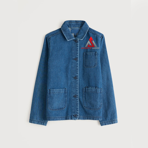 Solid Color Winter Design Women Denim Jacket Wholesale Lightweight Casual Women Clothing Jackets - Product Image 1