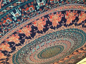 Tapiz Decorativo Hippie Mandala Bohemio Psicodélico Indio Mágico para Colgar en la Pared, Cubrecama para Dormitorio, Sala de Estar - Product Image 3