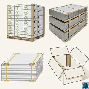 Esquineros Protectores de Cartón en Forma de L de Papel Kraft, Ángulos de Protección de Esquinas, Borde Corrugado, Protección de Bordes en V - Product Image 2