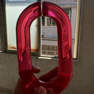 Cadena de resina para pared, disponible en todos los colores, cadena de eslabones gruesos a la moda con formas de ángel y búho, artesanía de resina. - Product Image 1