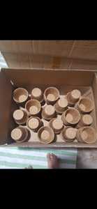 Macetas de fibra de coco natural para plántulas, macetas de vivero de fibra de coco, vasos biodegradables para germinación de semillas, macetas para flores de jardín - Product Image 2