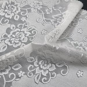 Floral Vine Customized Color Lightweight Stretch <b>Lace</b> Fabric 147cm Nylon Spandex <b>Elastic</b> Warp Knit for Wedding Lingerie Dresses - Product Image 4