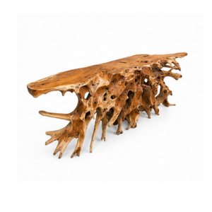 โต๊ะคอนโซลไม้สักแท้ทรงอิสระ ARTERRA PremiumTeak รุ่น Rustic  รักษ์โลก ทนทาน เหมาะสำหรับห้องนั่งเล่น ทางเข้าบ้าน โรงแรม และการตกแต่ง - Product Image 4