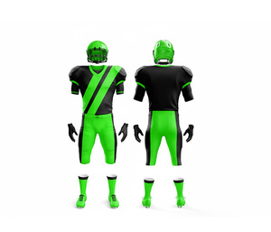 Ensemble de maillots de football américain personnalisés, uniforme de haute qualité, sublimation, vêtements d'équipe |   Ensemble de football avec maillot et pantalon - Product Image 2