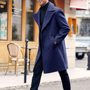 Abrigo Largo de Lana para Hombre, Diseño Elegante, Formal, para Oficina, Estilo Lujoso, para Uso Diario al Aire Libre - Product Image 3