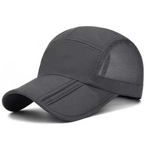 Unisex Breathable Mesh Sublimation Printed <b>Baseball</b> <b>Cap</b> Adjustable Sporty Outdoor Hat Light Gray 100% Cotton Spring Summer Adult - Product Image 3