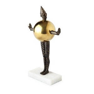 Sculpture Abstraite Présidentielle en Laiton et Aluminium, Art Décoratif en Métal, Statue, Figurine d'Art Métallique pour Hôtel, Décoration de Table Domestique - Product Image 1