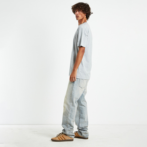 High Quality 100% Cotton Men's Oversized Heavyweight <b>T</b>-<b>Shirts</b> with Custom Logo Blank Design 220g Fabric Breathable Eco-Friendly - Product Image 5