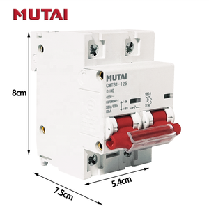MUTAI Factory AC <span class=keywords><strong>Disyuntor</strong></span> 6A 32A 63A 125A 100 AMP 2 polos 3 polos MCB Precio hecho en China C20 C45 C63 <span class=keywords><strong>Disyuntor</strong></span> en miniatura - Product Image 6