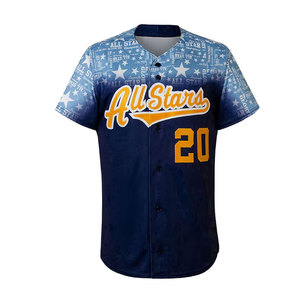 High Quality Full Button <b>Baseball</b> Uniform With Combo <b>Set</b> Quick Drying Breathable Recyclable Unisex <b>baseball</b> uniform - Product Image 2