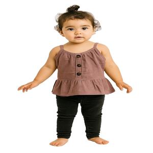 Nouveauté, haut élégant pour filles, design sans manches, avec bretelles confortables, haut à prix abordable - Product Image 1