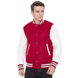 Blouson Bomber Homme Personnalisé en Fourrure de Mouton, Style Baseball, Broderie Chenille, Grande Taille, Tricoté – Vente en Gros - Product Image 6