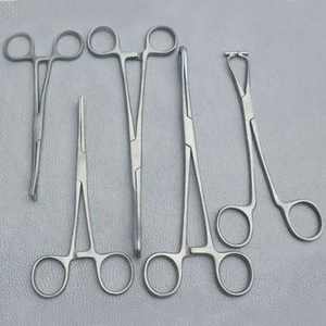 5 Pieces Gynecology Surgery Instruments Kit Tools Pennington Forceps Stainless Steel MadePunch <b>Pliers</b> <b>Set</b> Manual SURGICAL - Product Image 2