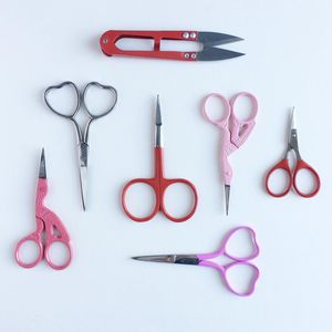 Ciseaux à broder en acier inoxydable, lame courbée, pointe acérée, pour droitiers, non pliables, pour couper le fil à coudre, ciseaux à tricoter HABI - Product Image 4