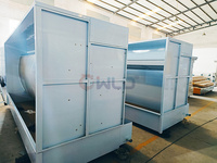 Cabine de peinture à rideau d'eau avec filtre humide en fer pour mobilier industriel WLD