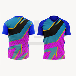 Custom Soccer Match Jersey 100% Polyester Heat-Transfer Printed Football Shirt Lightweight Breathable Quick Dry Athletic - Product Image 3