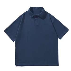 Camiseta Polo de Algodón Premium 220GSM para Hombre, Tallas Grandes, con Logotipo Bordado Personalizado, Ropa Casual, Tallas XXL 4XL, Pedido al por Mayor, Envío Rápido - Product Image 2