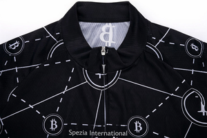 เสื้อปั่นจักรยานแขนสั้นผู้ชาย ดีไซน์เพชรหลากสี แห้งเร็ว ระบายอากาศได้ดี - Product Image 2