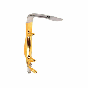 Écarteur mammaire Tebbetts en acier inoxydable, manuel, avec fibre optique, ensemble d'instruments chirurgicaux de classe I pour la chirurgie plastique, certifié CE - Product Image 1