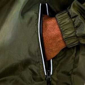 Veste coupe-vent imperméable personnalisée pour homme, légère, à capuche, verte, vêtements de sport, tenue de course en plein air, veste de pluie à fermeture éclair - Product Image 6