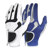 Gant de golf durable pour gaucher, sangle réglable à boucle auto-agrippante, matière respirante en peau de mouton, fermeture robuste, usage sportif AREONE