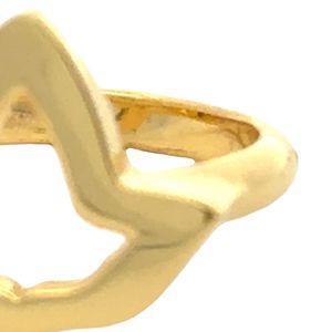 14K Yellow Gold Vermeil Ivy Leaf <b>Ring</b> for Women Elegant Botanical Design Luxury Fashion Jewelry Nature Inspired Statement <b>Ring</b> - Product Image 4