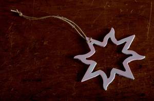 Metal Christmas <b>Star</b> Ornament | Black <b>Hanging</b> <b>Star</b> Tree Decoration | Holiday Decor - Product Image 4