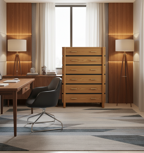 <b>5</b>-drawer Modern Eco-Friendly Chest Mango Bed <b>Frame</b> for Bedroom Handcrafted Home Furniture Premium Quality Indoor Wholesale - Product Image 4