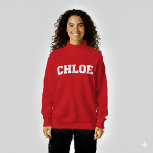 New Fashion Forward Women Mockneck Sweatshirt Front Fit Soft <b>Brushed</b> Fabric Eco-Friendly Polyester/Cotton Autumn Winter OEM - Product Image 1