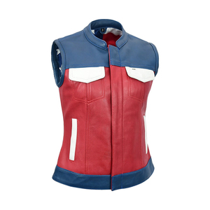 Gilet en cuir pour femme Freedom Belle, doublure personnalisée, tailles plus, vente en gros, faible MOQ avec service OEM - Product Image 1
