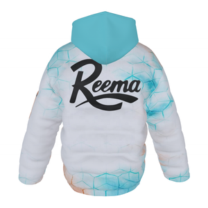 REEMA Doudoune Unisexe Haute Qualité Personnalisé Nouveau Design Hommes Col Montant Femmes Décontracté Doudoune Motif Décoration - Product Image 3