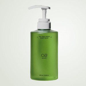 Gel douche WOLLYO coréen K-Beauty au thé vert anti-acné 500ml Fabriqué en Corée à base de plantes Pour tous types de peau - Product Image 3