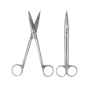 Tijeras Quirúrgicas Profesionales Rectas y Curvas de Acero Inoxidable, Todos los Tamaños Disponibles, Fabricante de Instrumentos Quirúrgicos de Pakistán - Product Image 1