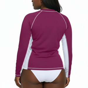 Ensemble de maillots de bain pour femmes à manches longues, protection UV, séchage rapide, maillot de bain de surf, 2 pièces, vêtements de plage, maillot de bain athlétique - Product Image 3