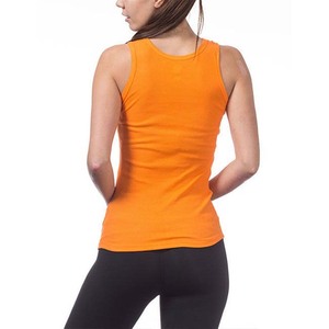 Orange Color Tank <b>Tops</b> For Women's Clothing Workout Shirts Sleeveless High Quality Crewneck Singlet Women Tank <b>Tops</b> - Product Image 6