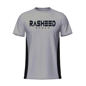 Camiseta de Hombre de Alta Calidad con Cuello Redondo, Nuevo Estilo, Jersey Liso Personalizado, Patrón Sólido, Hombros Caídos, Diseño en Blanco al por Mayor, Logotipo Personalizado - Product Image 3