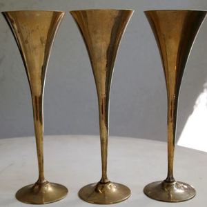Verres à vin rouge en métal de haute qualité, argent, or rose, acier inoxydable, gobelet à cocktail, champagne, vin, en provenance d'Inde - Product Image 1